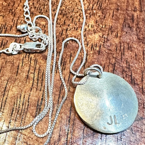 Sterling Silver, Mountain Scape Necklace - Picture 4 of 4